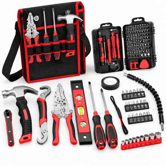 2026 Tool Advent Calendar 24 Day Countdown Hand Tool Set With Hammers Pliers Level Tape Measure and Storage Pouch Holiday Gift