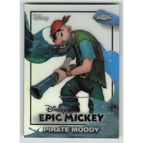 2026 Topps Disney Neon Chrome Epic Pirate Moody EM-11 Near Mint or Better Card