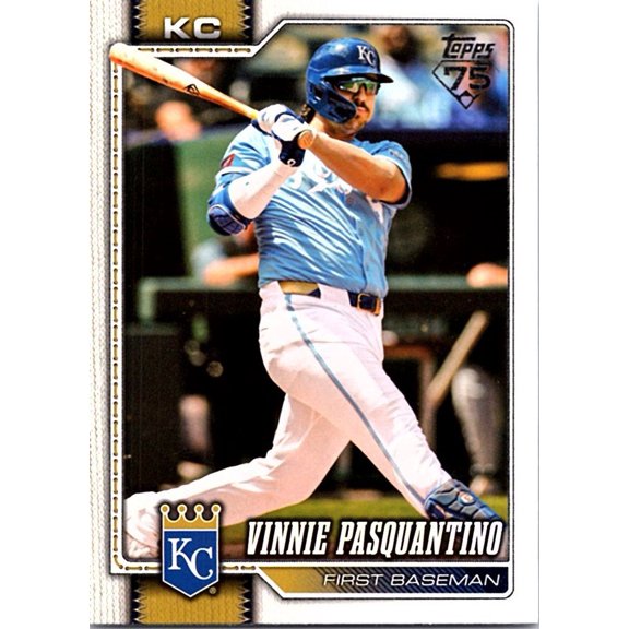 2026 Topps #223 Vinnie Pasquantino Kansas City Royals Baseball Card Kansas City Royals MLB Baseball Trading Card