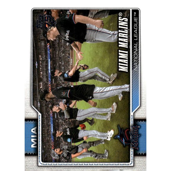 2026 Topps #522 Miami Marlins Team Card Miami Marlins  Series 2 MLB Baseball Base Trading Card