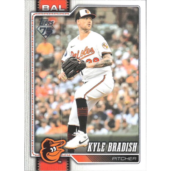 2026 Topps #647 Kyle Bradish Baltimore Orioles Series 2 MLB Baseball Base Trading Card