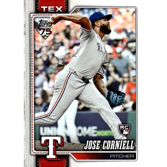 2026 Topps #665 Jose Corniell RC Rookie Texas Rangers Series 2 MLB Baseball Base Trading Card