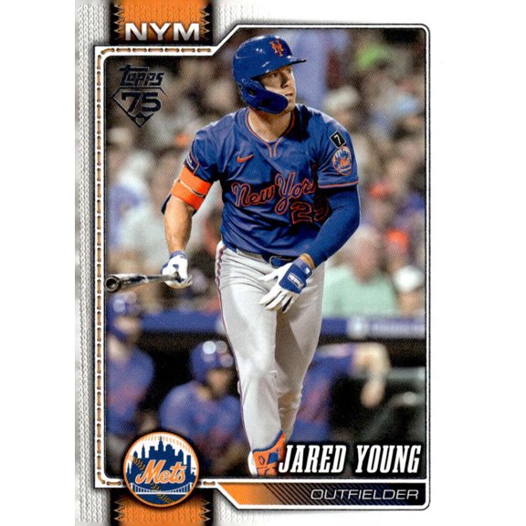 2026 Topps #699 Jared Young New York Mets Series 2 MLB Baseball Base Trading Card