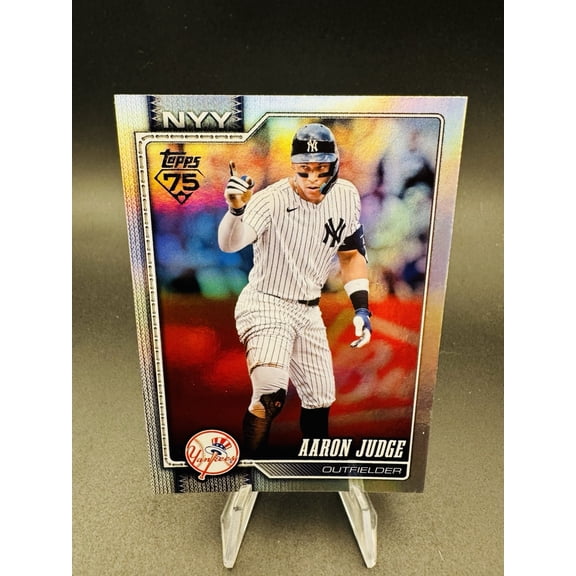 2026 Topps Aaron Judge #1 Foil Topps New York Yankees MLB Baseball Trading Card