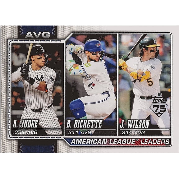 2026 Topps Aaron Judge Bo Bichette Jacob Wilson #204 Baseball Card