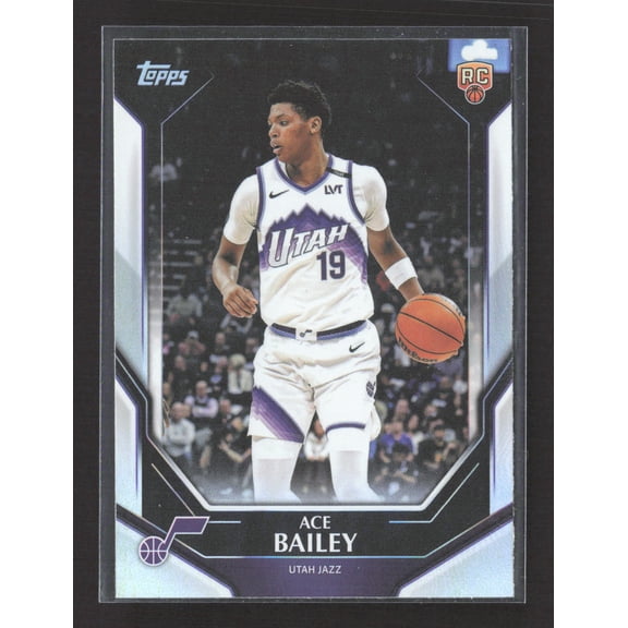 2026 Topps Ace Bailey Utah Jazz RC #NBA-8 Basketball Card