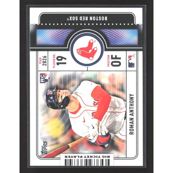 2026 Topps Big Ticket Player Roman Anthony #BTP-23 RC
