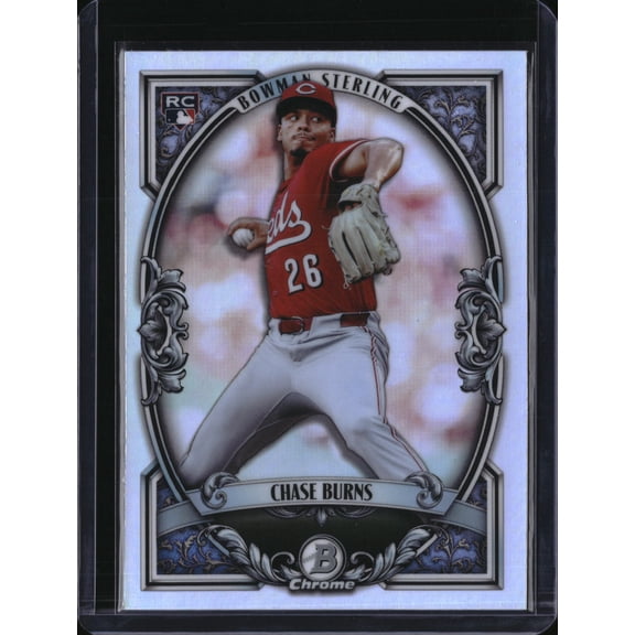 2026 Topps Bowman Sterling Chrome Chase Burns Cincinnati Reds #BST-10 Baseball Card