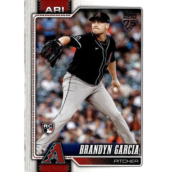2026 Topps Brandyn Garcia Arizona Diamondbacks RC #163 Baseball Card