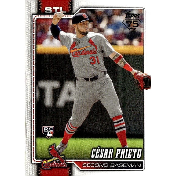 2026 Topps Cesar Prieto RC #95 St. Louis Cardinals Baseball Card