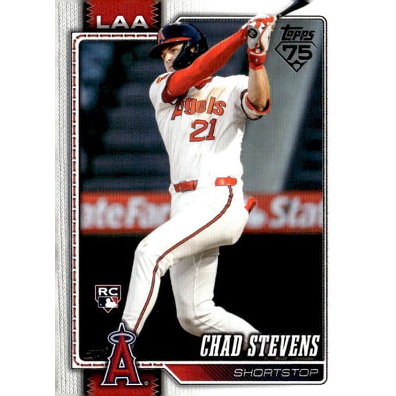 2026 Topps Chad Stevens #232 RC Los Angeles Angels Baseball Card