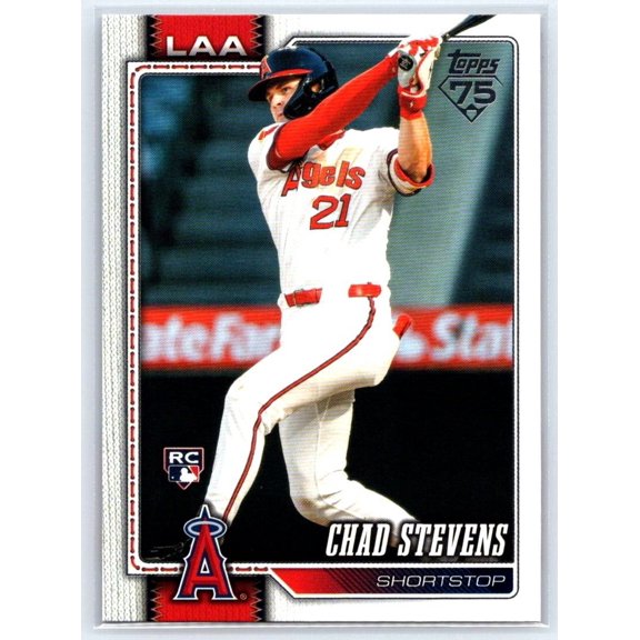 2026 Topps Chad Stevens #232 RC Los Angeles Angels Baseball Card