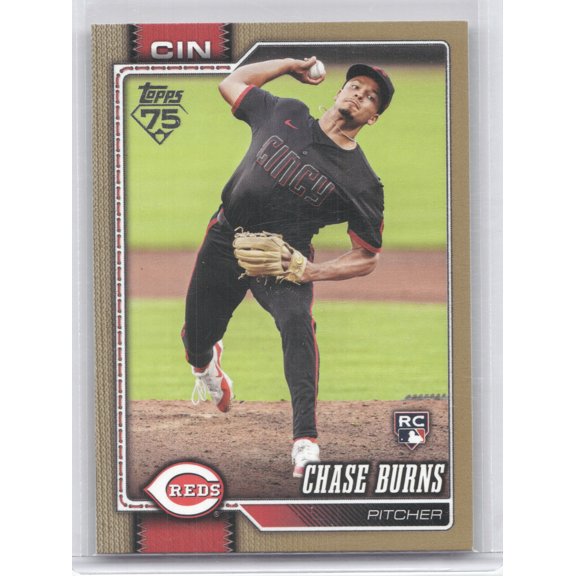 2026 Topps Chase Burns #312 Gold 0774/2026 RC Cincinnati Reds MLB Baseball Trading Card