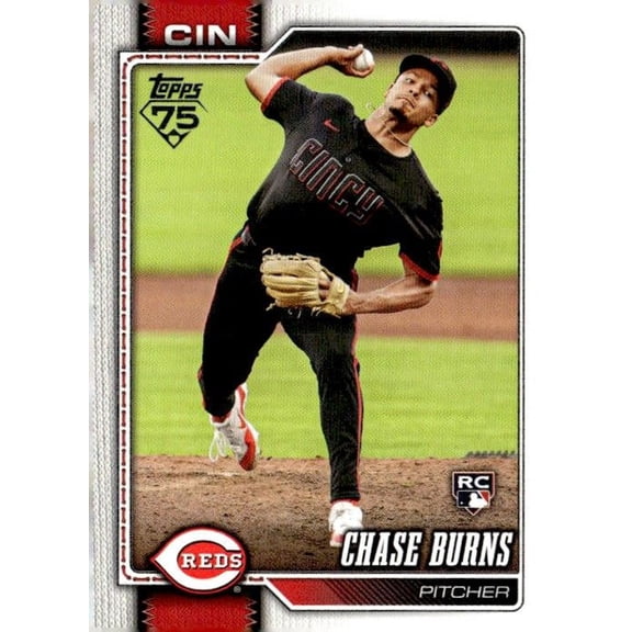 2026 Topps Chase Burns #312 RC Cincinnati Reds Baseball Card