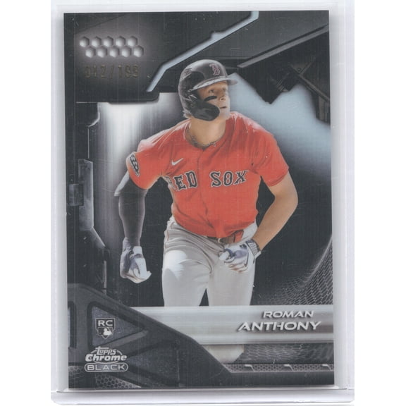 2026 Topps Chrome Black Roman Anthony #56 Refractor /199 RC Boston Red Sox MLB Baseball Trading Card