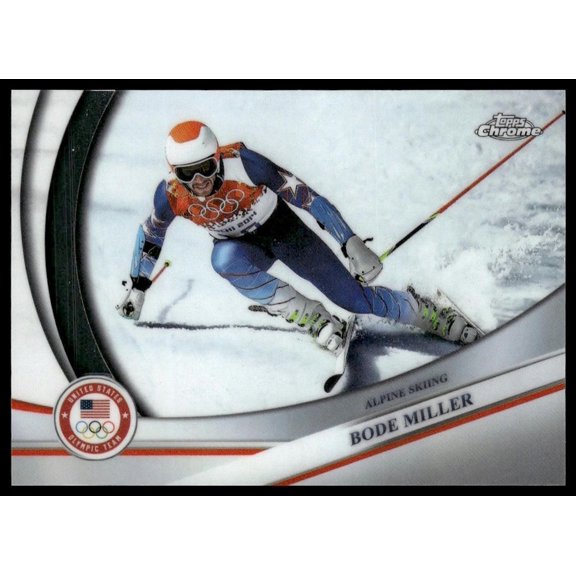 2026 Topps Chrome Bode Miller #1 United States Olympic Team Trading Card