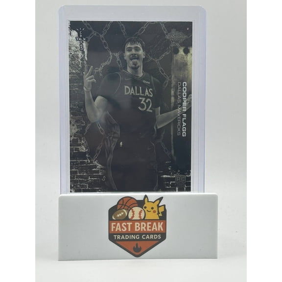 2026 Topps Chrome Cactus Jack Cooper Flagg #61 RC Dallas Mavericks Basketball Card Dallas Mavericks NBA Basketball Trading Card