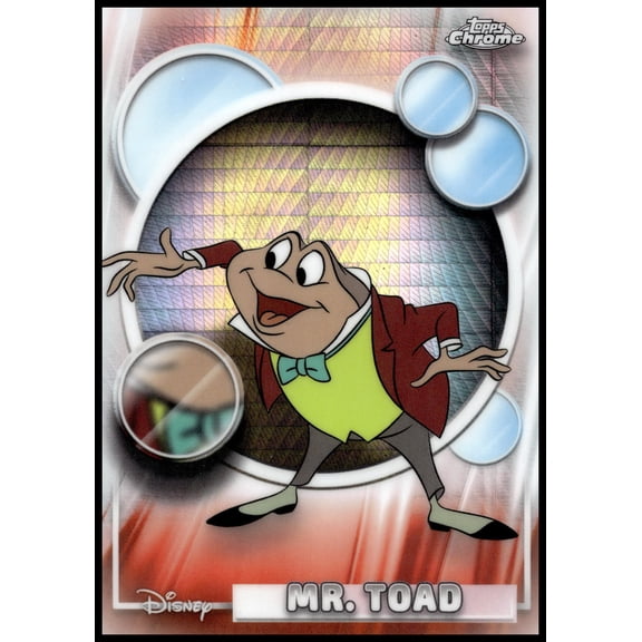 2026 Topps Chrome Disney 100 #3 Mr Toad Near Mint Trading Card