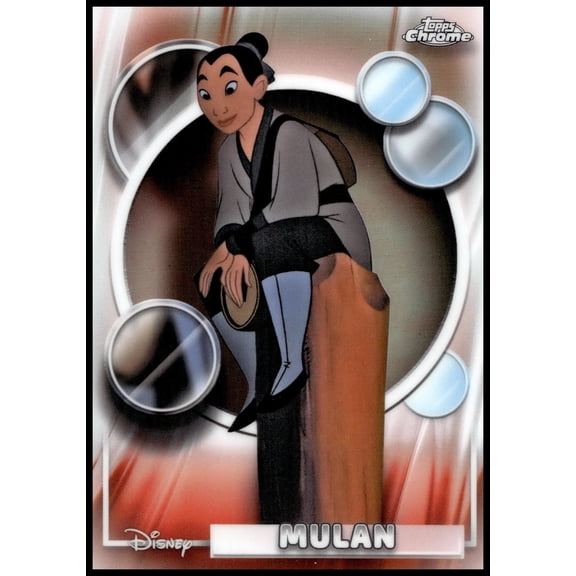 2026 Topps Chrome Disney 100 Refractor Mulan #129 Near Mint Baseball Card