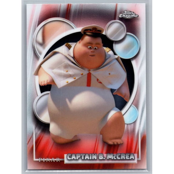 2026 Topps Chrome Disney Pixar WALL E Refractor Captain B. McCrea #144