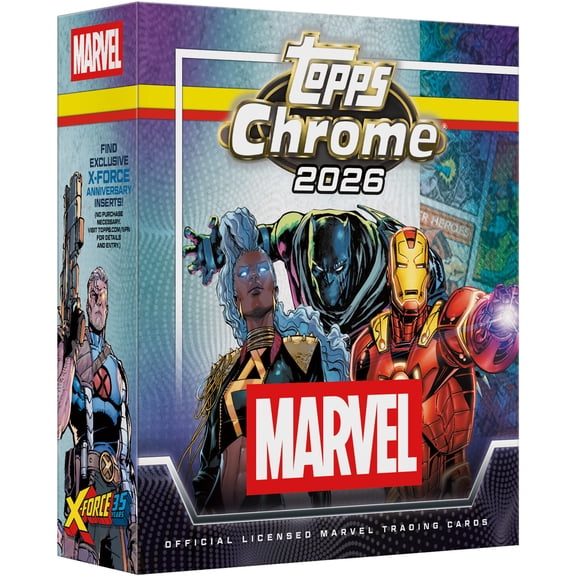 2026 Topps Chrome Marvel Comics Factory Sealed Mega Box