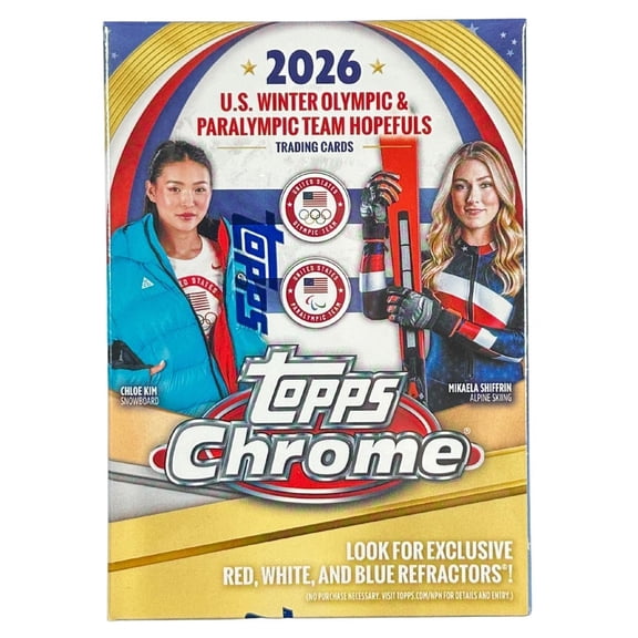 2026 Topps Chrome U.S. Winter Olympics Blaster Box