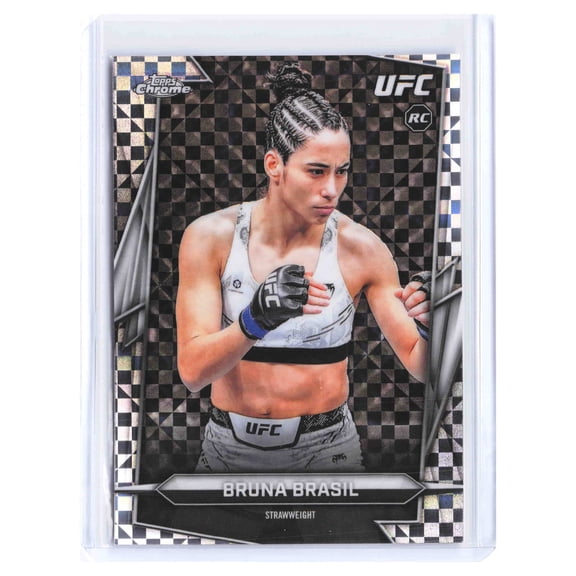 2026 Topps Chrome UFC Bruna Brasil #83 X-Fractor RC MMA Trading Card