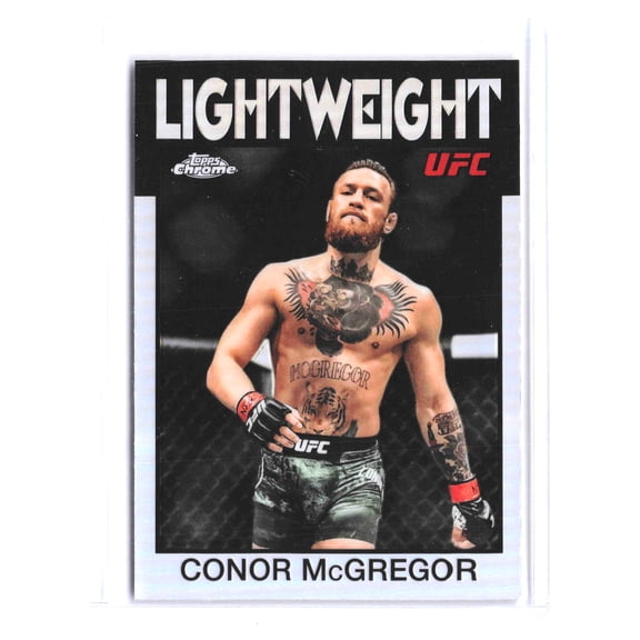 2026 Topps Chrome UFC Conor McGregor 1986 Rainbow Trading Card #86-16 MMA