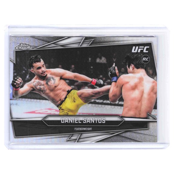 2026 Topps Chrome UFC Daniel Santos #137 Refractor RC Rookie Trading Card