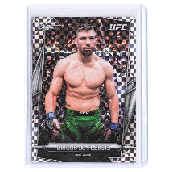 2026 Topps Chrome UFC Dricus Du Plessis #10 X-Fractor