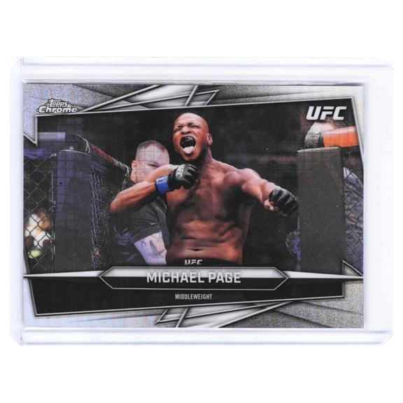 2026 Topps Chrome UFC Michael Page #135 SONAR MMA Trading Card
