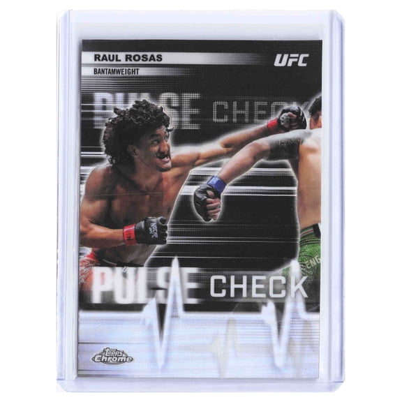 2026 Topps Chrome UFC Pulse Check Raul Rosas PC-7 Parallel Short Print Insert MMA Card