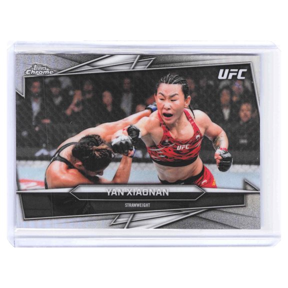2026 Topps Chrome UFC Yan Xiaonan #116 Refractor MMA Trading Card