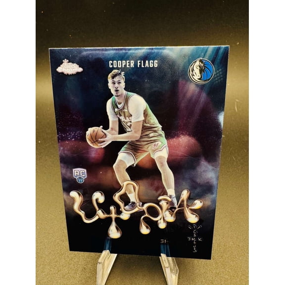 2026 Topps Chrome Utopia Highlights Cooper Flagg #UH-21 RC Basketball Card Dallas Mavericks NBA Basketball Trading Card