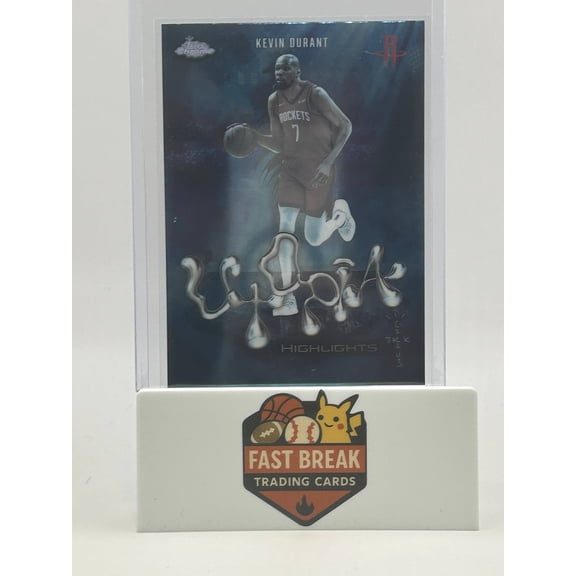 2026 Topps Chrome Utopia Highlights Kevin Durant UH-18 Basketball Card Houston Rockets NBA Basketball Trading Card