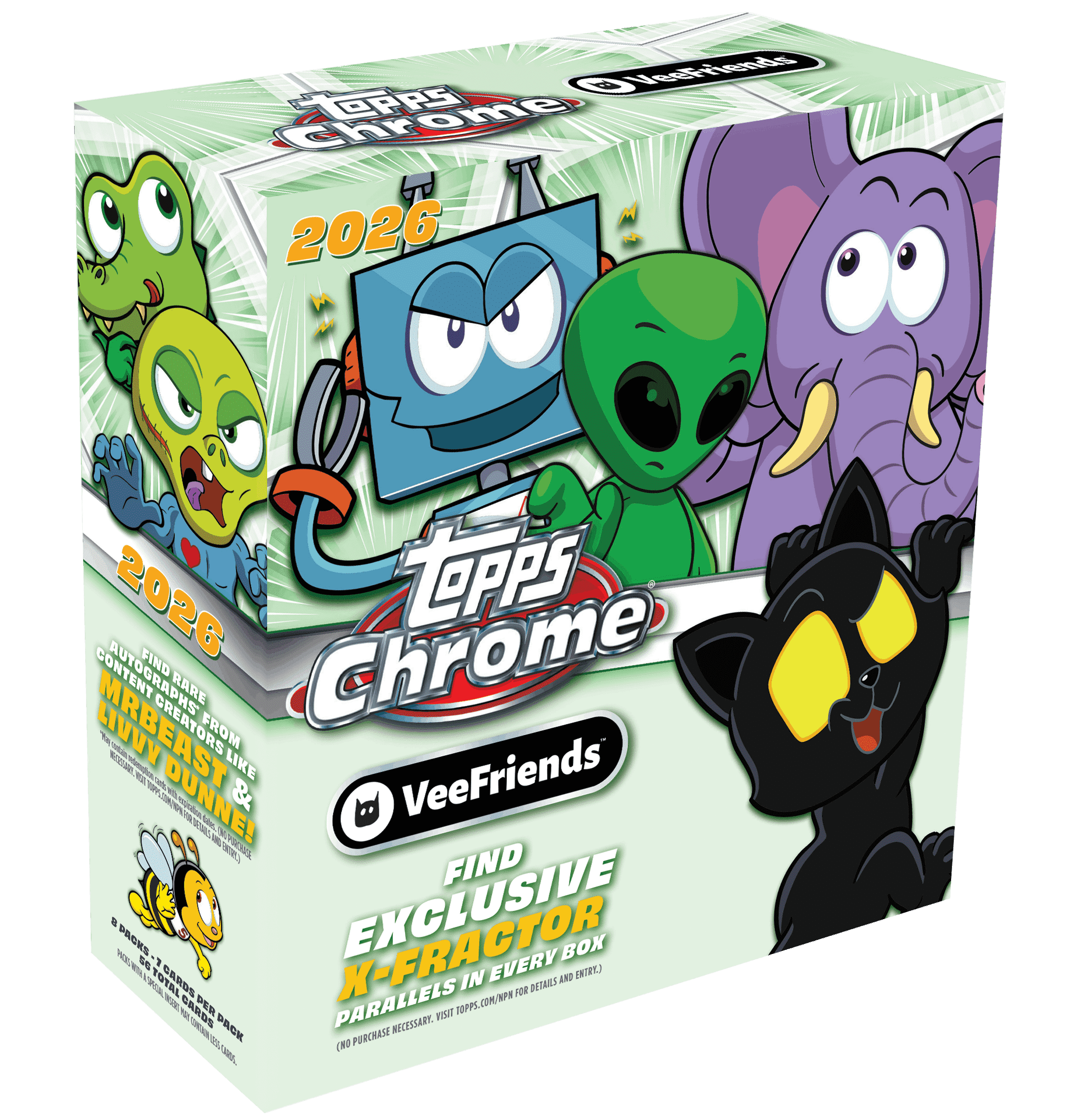 2026 Topps Chrome VeeFriends - Factory Sealed - Mega Box - Walmart.com