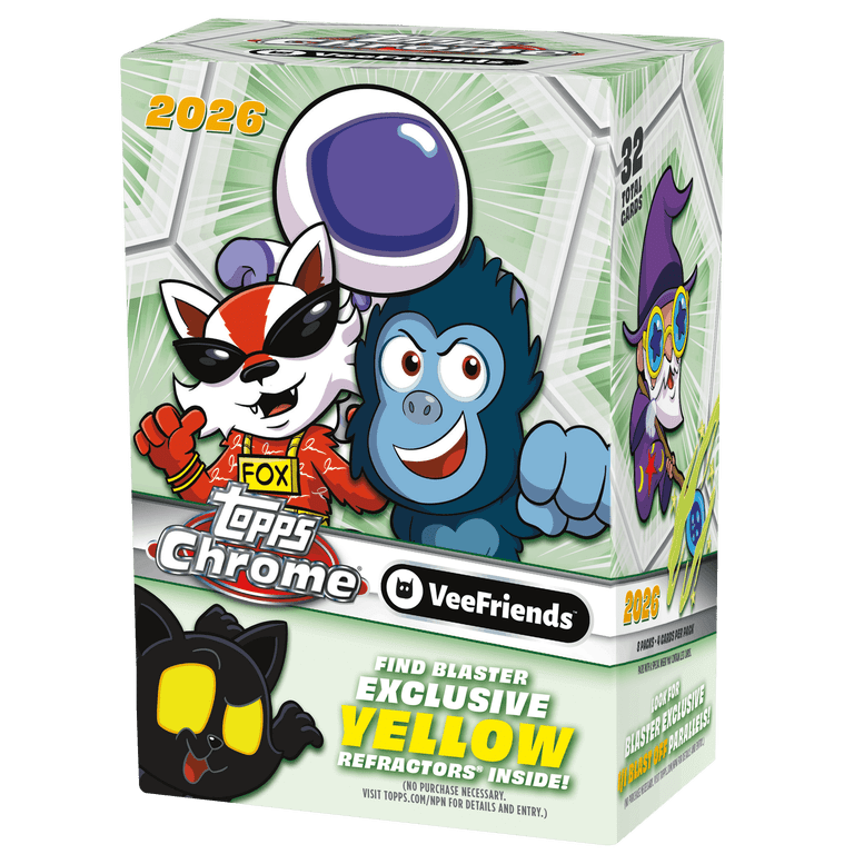 その他 2026 Topps Chrome VeeFriends Hobby Box 2026 Topps Chrome VeeFriends - Factory Sealed - Value Box