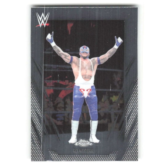 2026 Topps Chrome WWE #97 Rey Mysterio Raw Wrestling Base Trading Card
