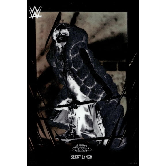 2026 Topps Chrome WWE Becky Lynch #11 Negative Refractor Raw WWE Wrestling Trading Card