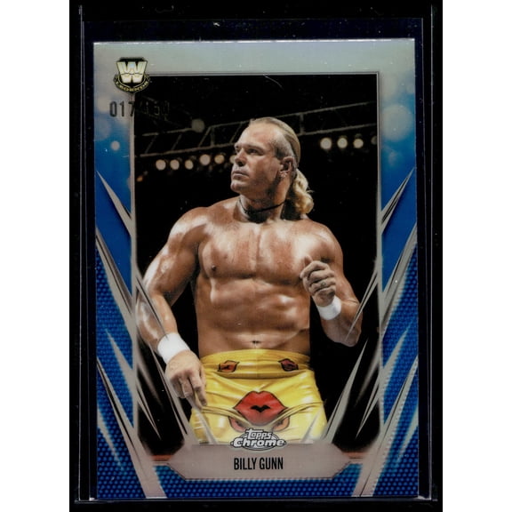 2026 Topps Chrome WWE Billy Gunn #22 Blue Refractor D-Generation X WWE Wrestling Trading Card