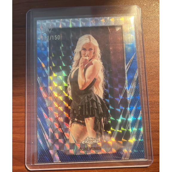 2026 Topps Chrome WWE Blake Monroe #150 Chrome Parallel/Variety