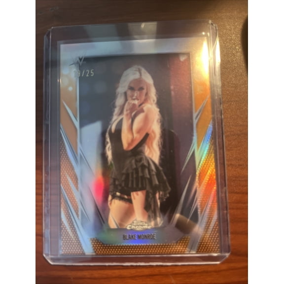 2026 Topps Chrome WWE Blake Monroe #2026 Orange Refractor