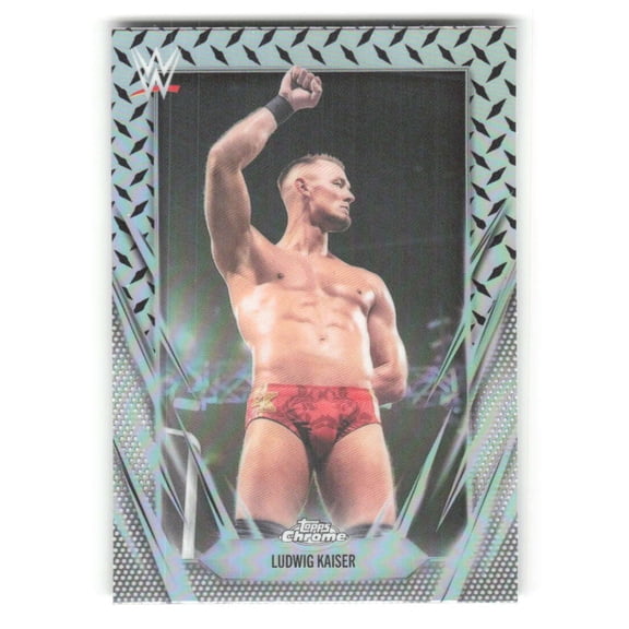 2026 Topps Chrome WWE Diamond Plate Refractor #12 Ludwig Kaiser Raw Wrestling Trading Card