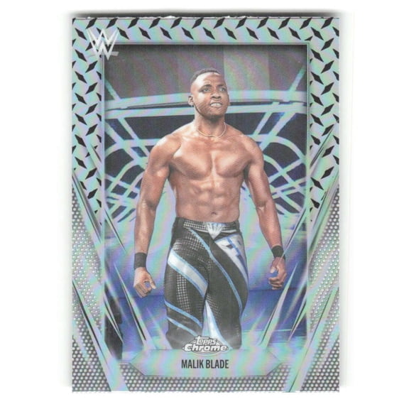 2026 Topps Chrome WWE Diamond Plate Refractor #142 Malik Blade NXT Wrestling Trading Card