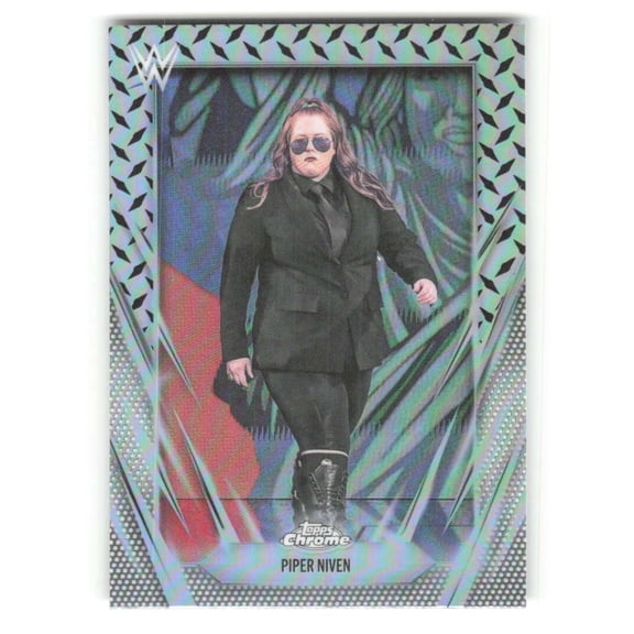 2026 Topps Chrome WWE Diamond Plate Refractor #162 Piper Niven SmackDown Wrestling Trading Card