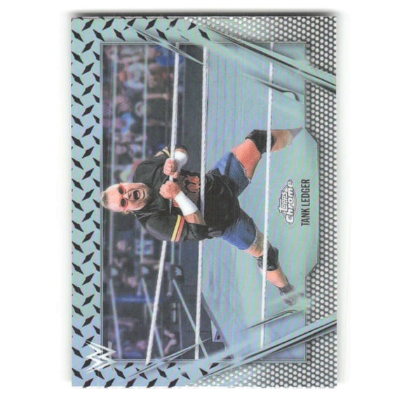 2026 Topps Chrome WWE Diamond Plate Refractor #185 Tank Ledger NXT Wrestling Trading Card