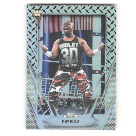 2026 Topps Chrome WWE Diamond Plate Refractor #198 D-Von Dudley Legend Wrestling Trading Card