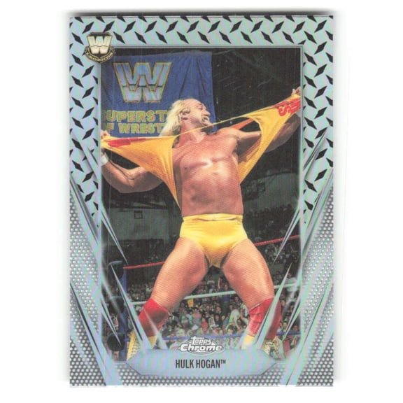 2026 Topps Chrome WWE Diamond Plate Refractor #25 Hulk Hogan Legend Wrestling Trading Card