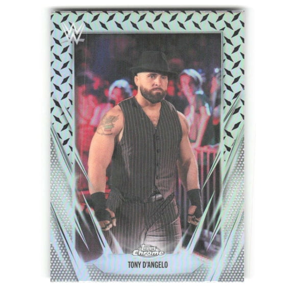 2026 Topps Chrome WWE Diamond Plate Refractor #26 Tony D'Angelo NXT Wrestling Trading Card