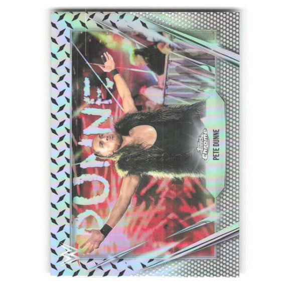 2026 Topps Chrome WWE Diamond Plate Refractor #62 Pete Dunne Raw Wrestling Trading Card